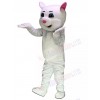 Pink Ears Kitty Cat White Mascot Costumes Cartoon