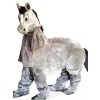 Cute Grey New 2 Person Horse Mascot Costume	