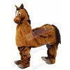 Cute Brown New 2 Person Horse Mascot Costume