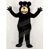Cute Black Bear Mascot Costume School