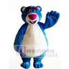 Cartoon Character Blue Bear Mascot Costume