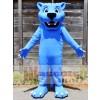Blue Panther Leopard Mascot Costume
