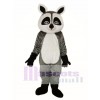 Flat Face Small Raccoon Mascot Adult Costume