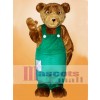 Cute Corduroy Bear Mascot Costume