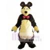 Gentle Brown Bear Mascot Costume