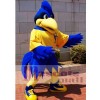 Motion Blue Rooster Big Bird Mascot Costume