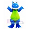 High Quality Blue Dragon Mascot Costume