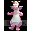 Pink Dragon Mascot Costume