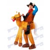 Piggyback Pony Horse Carry Me Ride Horse Mascot Costume