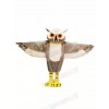 Grey Owl with Big Eyes Mascot Costumes Animal