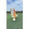 Inflatable Orange Dog Costumes Cosplay Costume for Adult Character Mascot costumes for adults