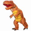 Brown T-Rex Dinosaur Inflatable Costume Air Blow up Party Suit for Adult/Kid