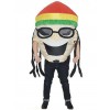 Jamaican Singer Inflatable Costume Halloween Christmas Fancy Blow up Suit for Adult White Skin