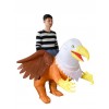 Griffin Eagle Bird Carry me Ride on Inflatable Costume Halloween Christmas Costume for Adult