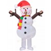 snowman inflatable costume