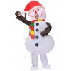 snowman inflatable costume