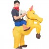 Horse Carry me Ride on Inflatable Costume Halloween Xmas for Adult