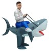 Shark Carry Me Ride on Inflatable Costume Fancy Dress For Adult/Kid