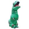 Green Tyrannosaurus T-Rex Dinosaur Inflatable Costume Halloween Xmas for Adult/Kid