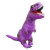 Purple Tyrannosaurus T-Rex Dinosaur Inflatable Costume Halloween Xmas for Adult/Kid