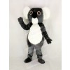 Cute Gray Koala Mascot Costume Cartoon