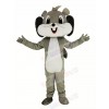Cute Grey Squirrel Mascot Costume Animal