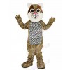 Brown Ocelot Cat Mascot Costume Animal