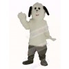 White Shaggy Maggy Dog Mascot Costume Animal