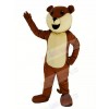 Brown Ollie Otter Mascot Costume Animal