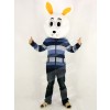 Easter White Bunny Rabbit Mascot Costume Only Head