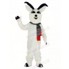 Snow Deer with Scarf Mascot Costume Animal