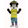 Golfing Gopher with Yellow T-Shirt Mascot Costume