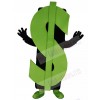 Dollar Sign mascot costume