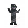 Black Panther with Green Eyes Mascot Costume