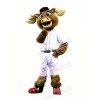 Baseball Moose with Red Shoes Mascot Costumes Animal