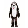 Basset Dog with White Scarf Mascot Costumes Animal