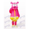 Pink Bear Monster Cartoon Mascot Costume