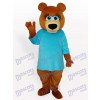 Blue Bear Animal Mascot Costume