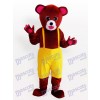 Brown Bear in Biboveralls Funny Mascot Costum
