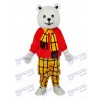 Free Bear Mascot Adult Costume