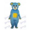 Yellow Belly Blue Bear Mascot Adult Costume