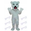 White Polar Bear Mascot Adult Costume