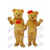 Two Teddy Bears Mascot Adult Costume Animal