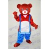 Brown Bear Teddy Bear Mascot Adult Costume