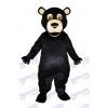 Round Mouth Black Bear Adult Mascot Costumes