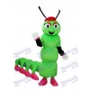 Greeen Worm with Long Tail Mascot Adult Costume