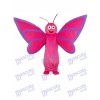 Pink Butterfly Mascot Adult Costume