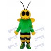 Green Bee Mascot Adult Costume