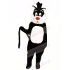 Black Cat with Long Tail Mascot Costumes Animal