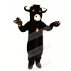 Black Furry Bull Mascot Costumes Animal	